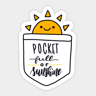 Pocket Full of Sunshine Sticker